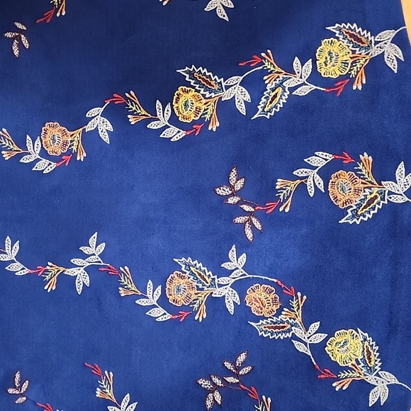 Zara Embroidered Bell Sleeve Shirt XS - Picture 2 of 6